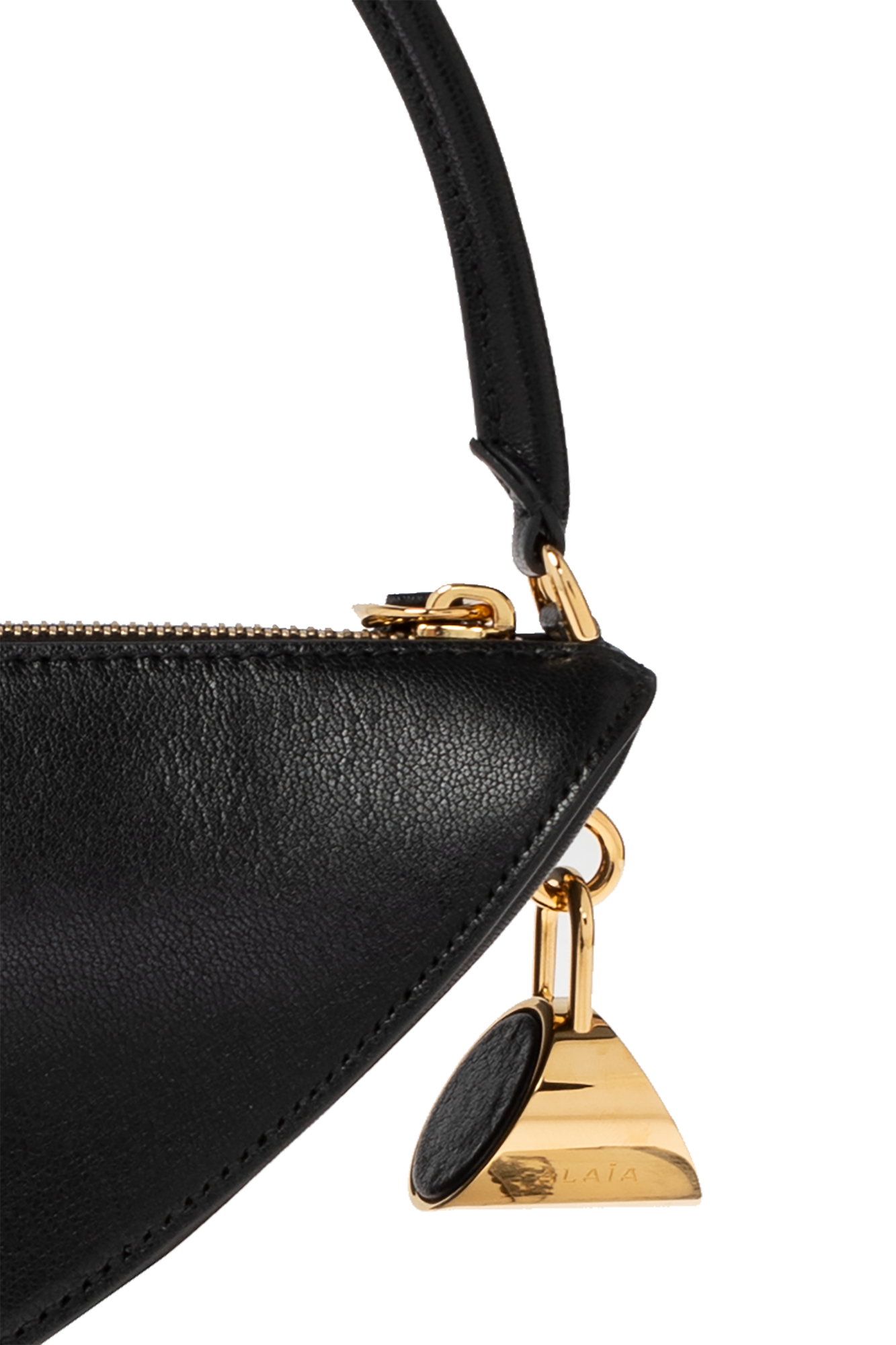 SALE【Alaia】ル デミクール バッグ ALAÏA ONE PIECE DEMI LUNE BAG IN FISHNET PYRAMIDS |ALAÏA US